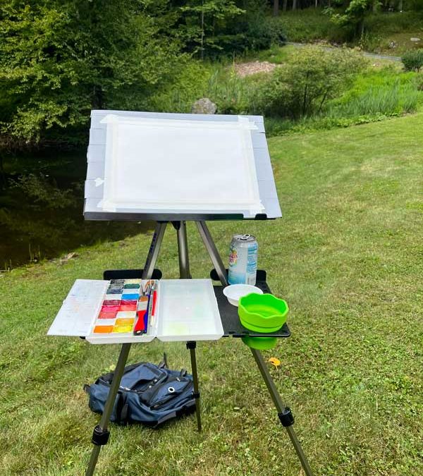 Field studies to studio paintings